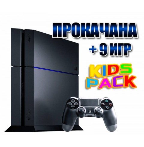 PlayStation 4 FAT 1TB (Б/У) + 17 игр #222